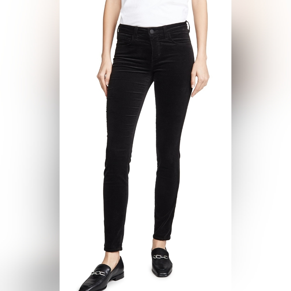 L'AGENCE Velvet High Rise Skinny Jeans 28